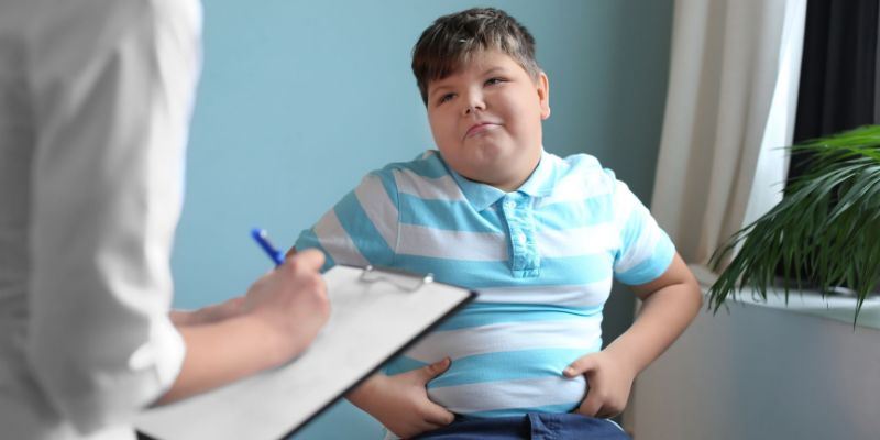 obesidade infantil garoto