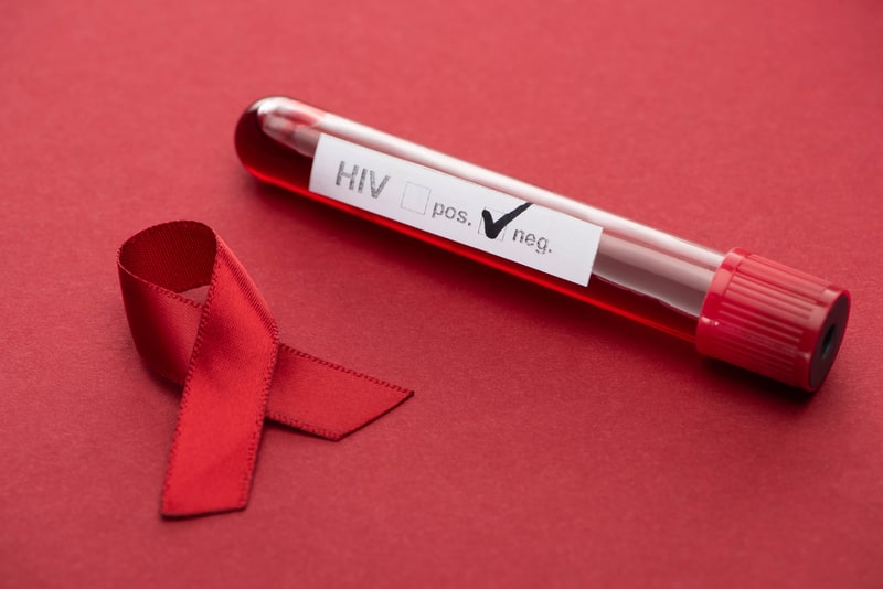 dezembro vermelho tubo de sangue