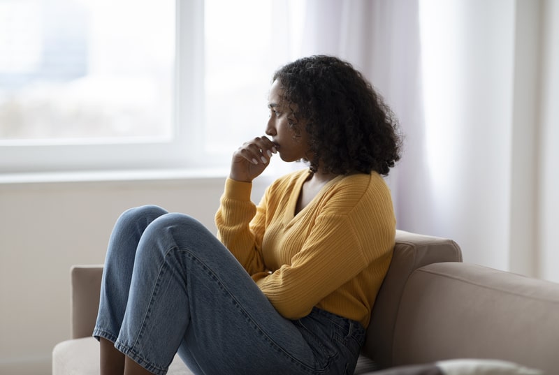 transtorno depressivo maior mulher pensando