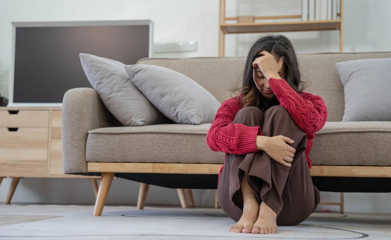 transtorno depressivo maior mulher triste
