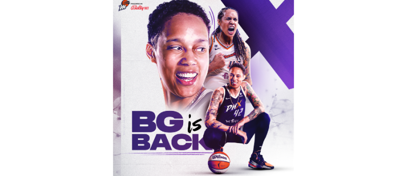 Brittney Griner assina contrato para retorno à WNBA 2